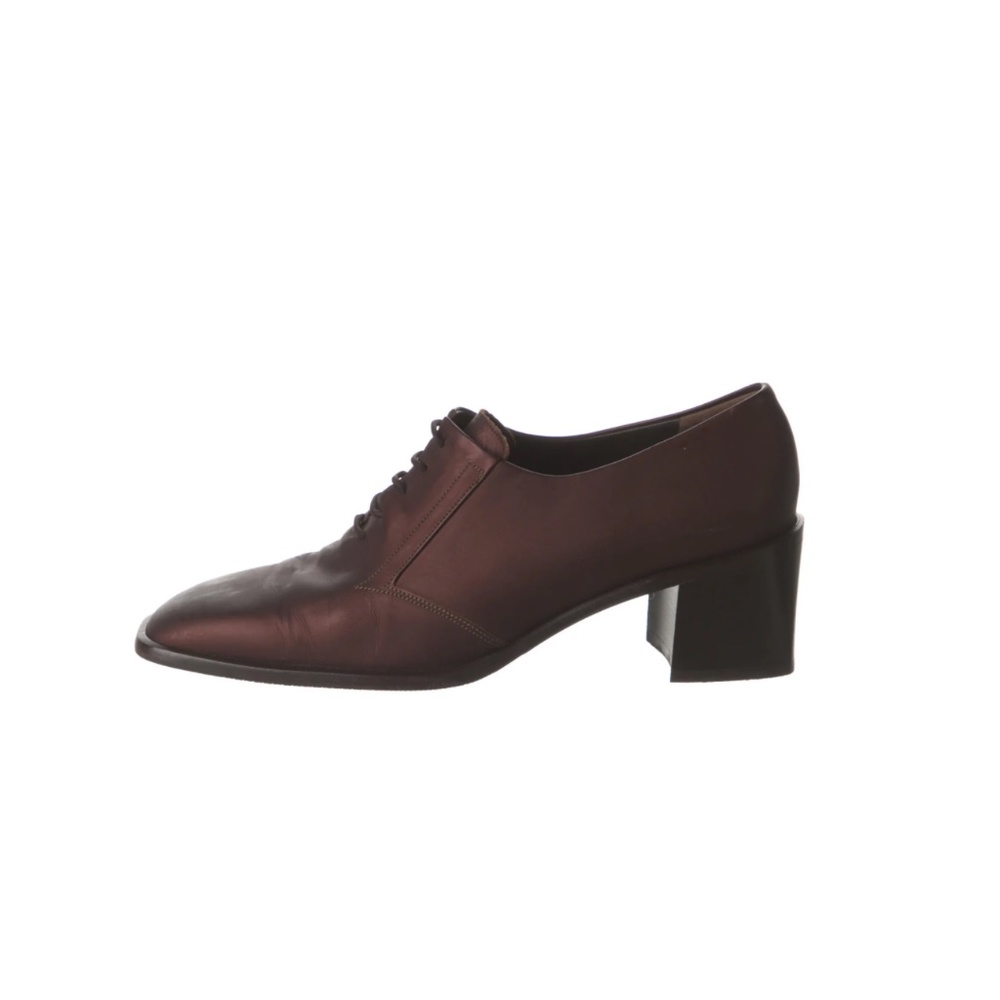 BALLY Leather Colorblock Pattern Pumps 7.5 - Picture 2 of 5